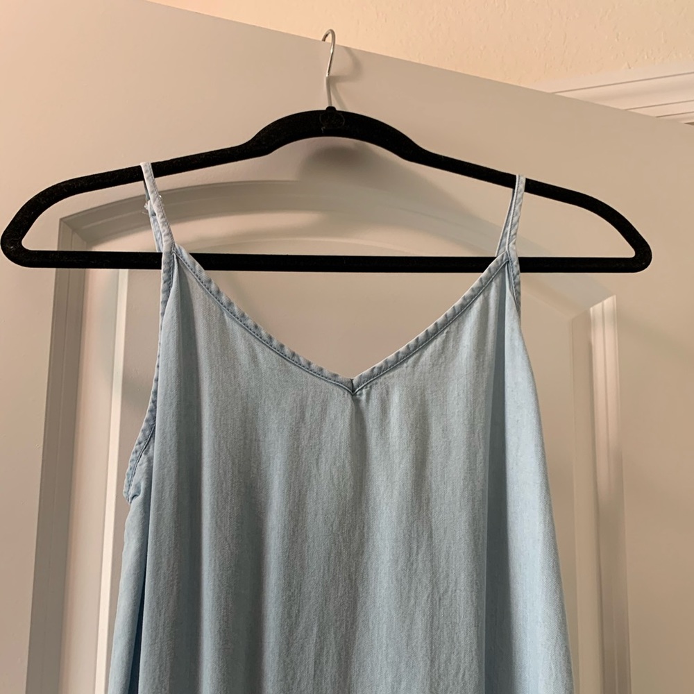 Gap Long jean dress.